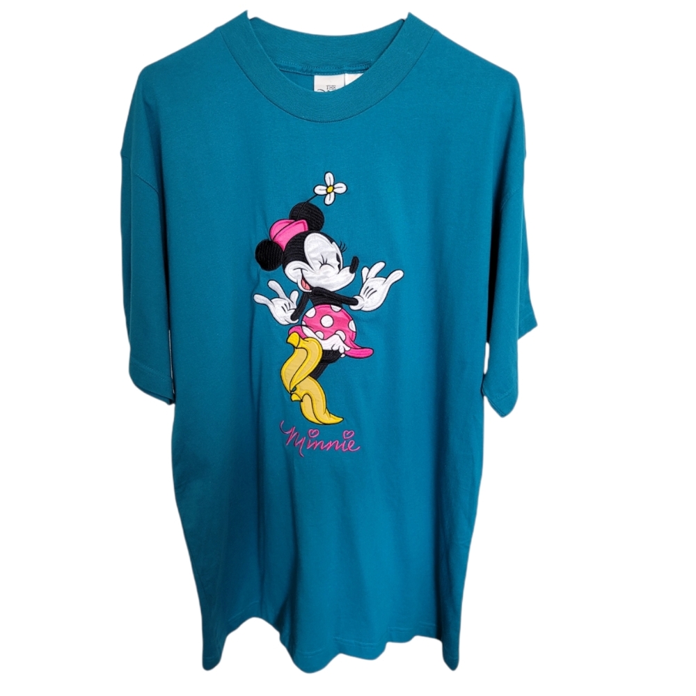 Disney Teal Minnie Mouse Short Sleeve Tee